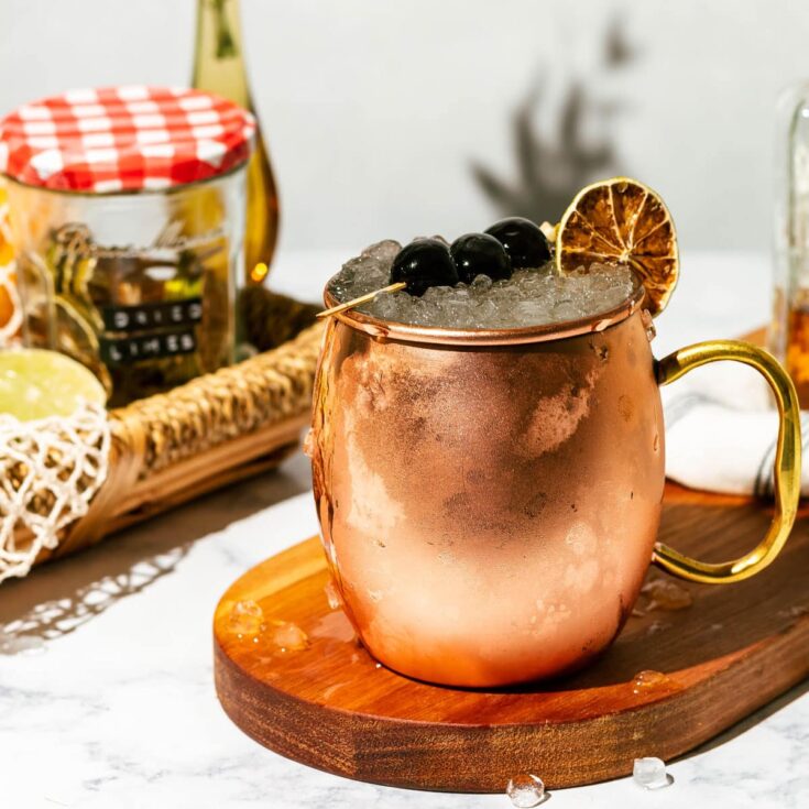 Image for Italian Mule Cocktail with Amaretto