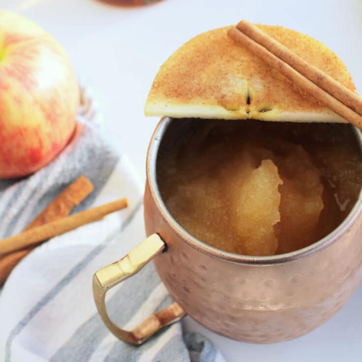 Image for Frozen Alcoholic Apple Cider Whiskey Slushie