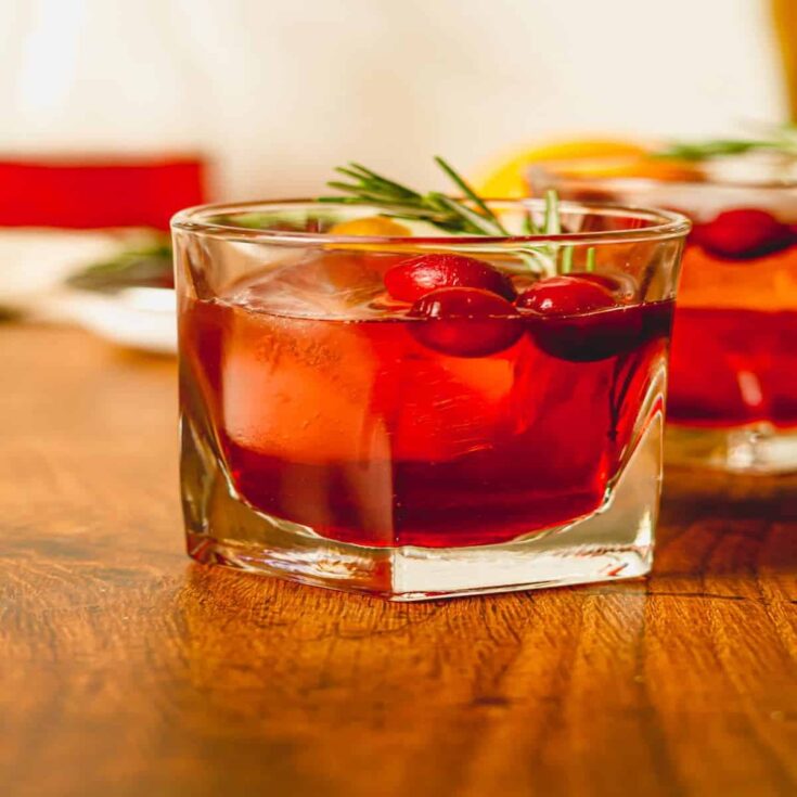 Image for Holiday Cranberry Bourbon Cocktail Recipe – Real Food with Sarah