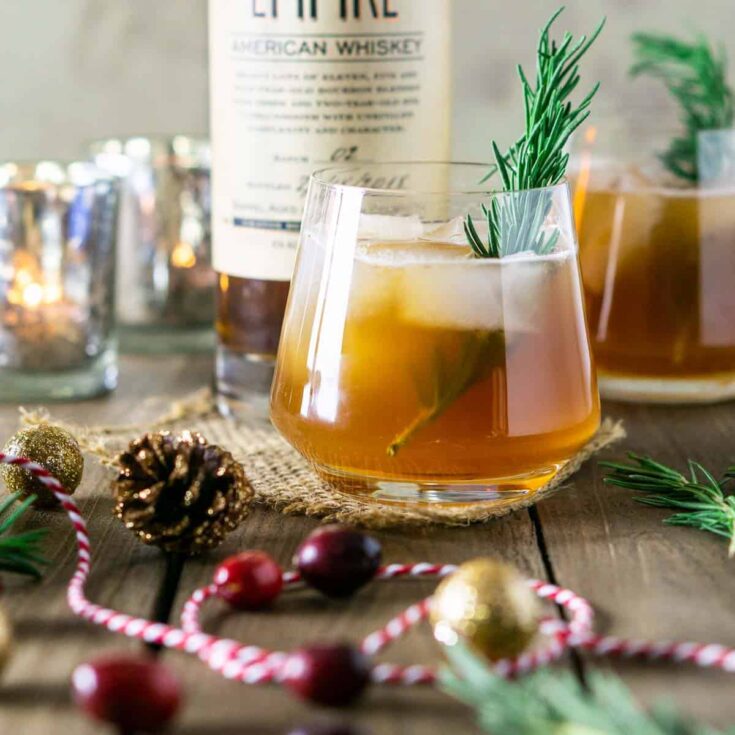 Image for Chai-Cranberry Bourbon Smash
