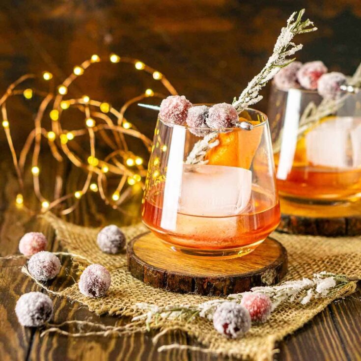 Image for Spiced Cranberry Old Fashioned