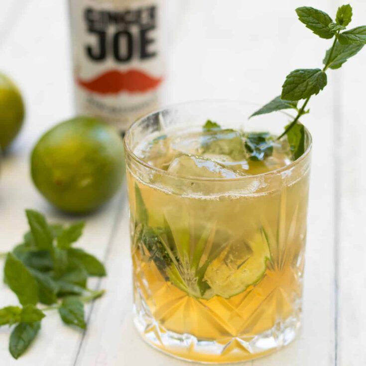Image for Ginger Beer Mocktail with Mint & Lime